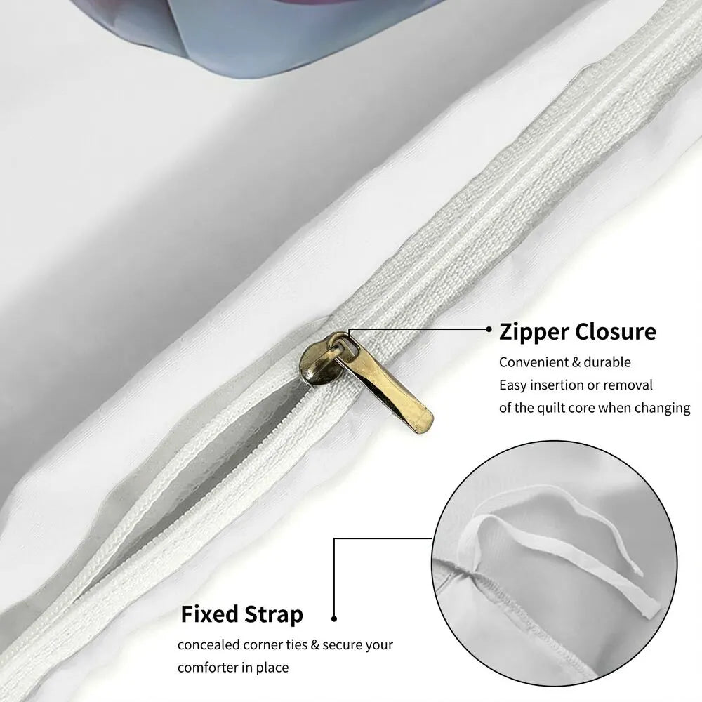 Christmas Chef Gnome Croissants Christmas Gift Duvet Cover Set Kids Bedding Set