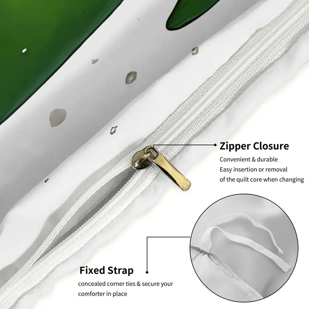 Christmas Gift Cute Gnome Letters to Santa Bedding Set