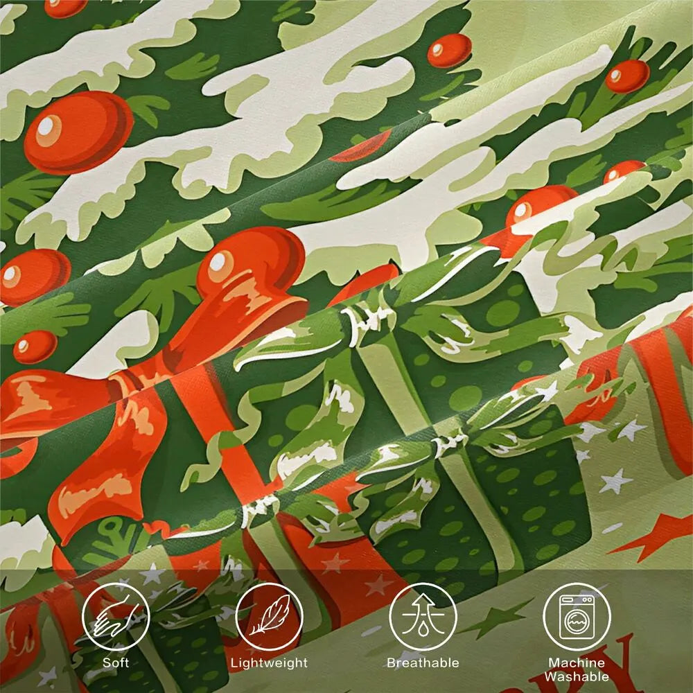 Christmas Gift Retro Christmas Tree Bedding Set