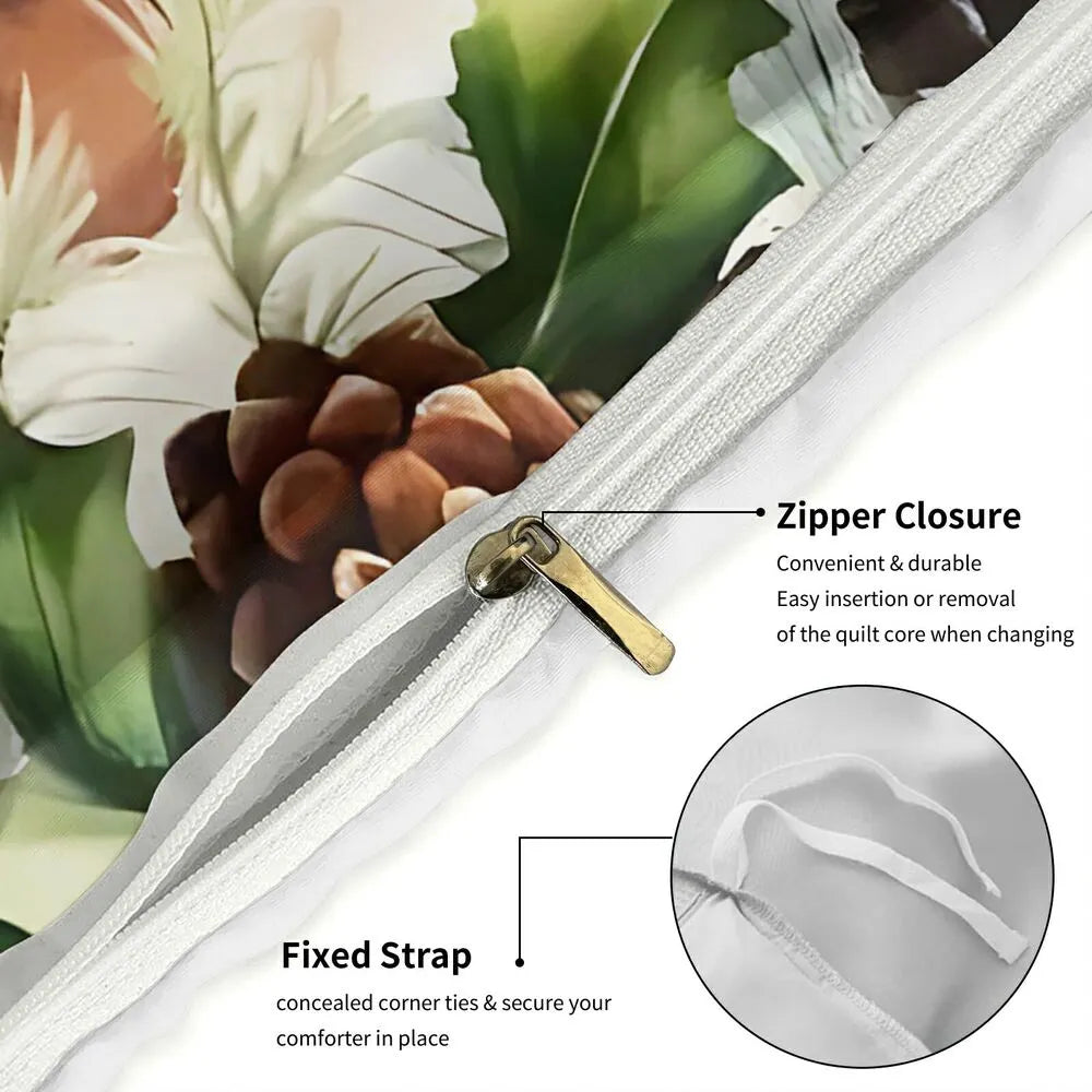 Christmas Gingerbread Couple Welcome Christmas Gift Duvet Cover Set Kids Bedding Set