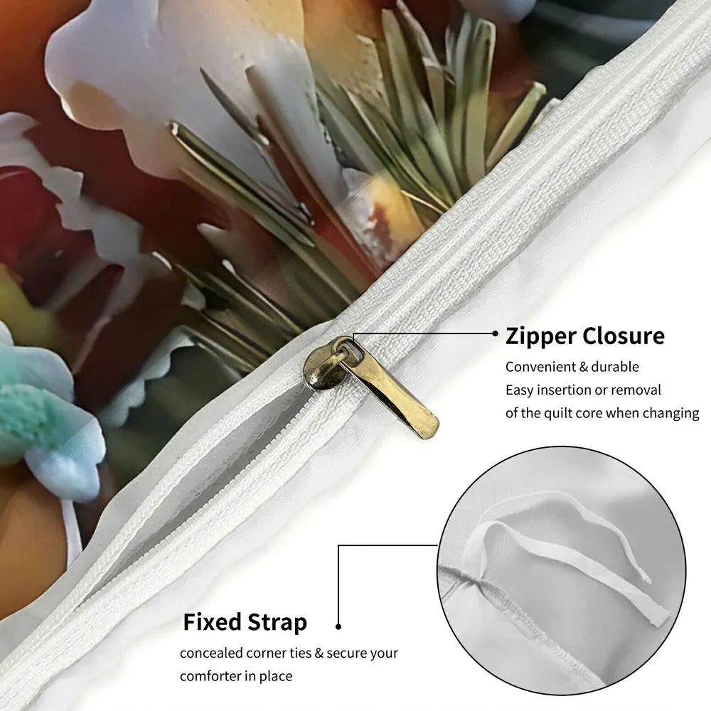 Christmas Gingerbread House And Cookies Christmas Gift Duvet Cover Set Kids Bedding Set