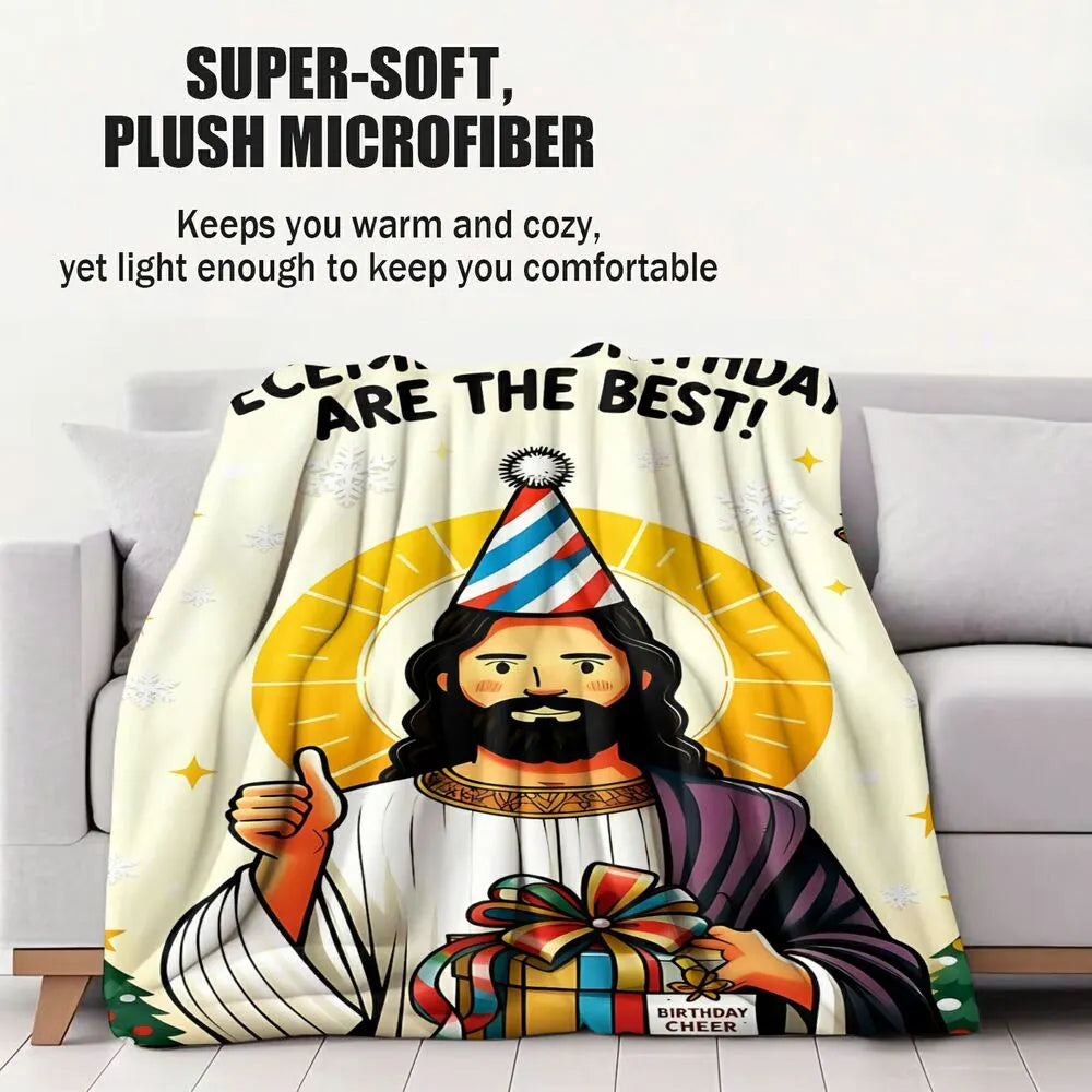 Christmas Jesus Birthday Themed Multipurpose Throw Blanket