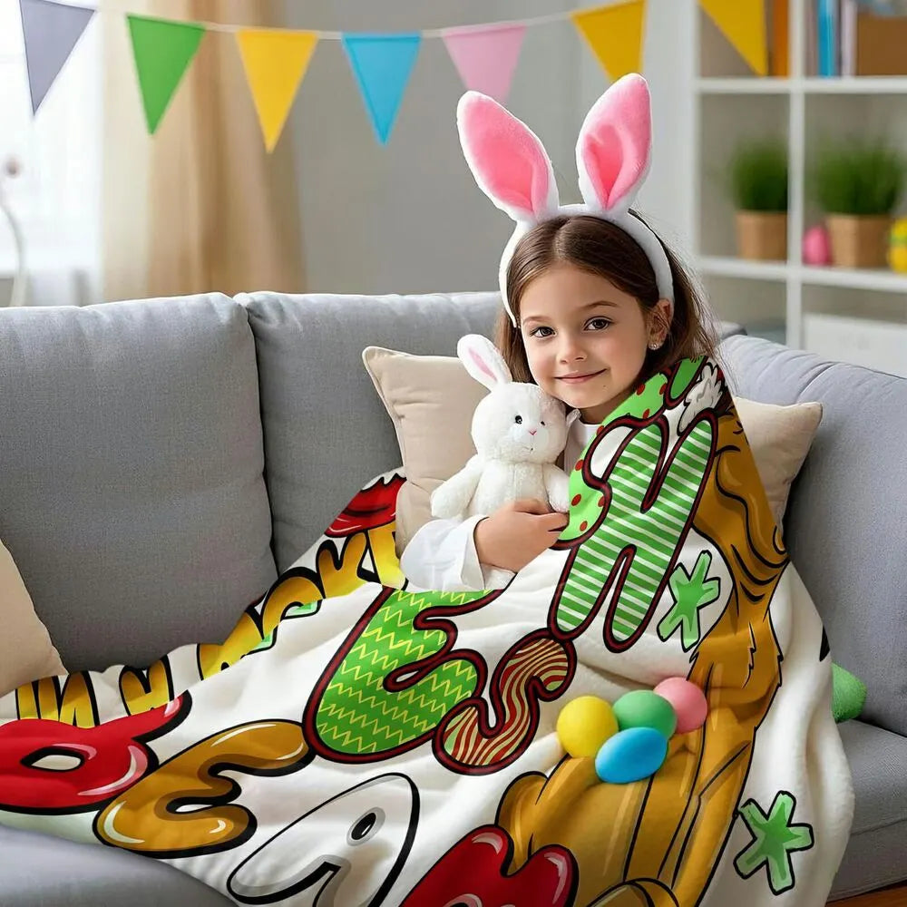 Festive Grinches Beamax Comic Style White Pattern Multipurpose Throw Blanket