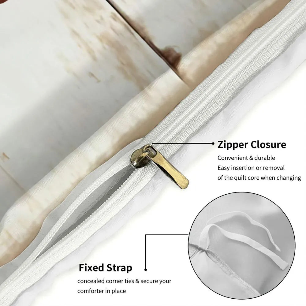 Gingerbread Snowman Cookie Company Christmas Gift Duvet Cover Set Kids Bedding Set