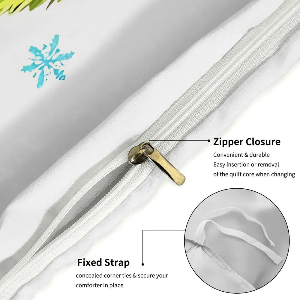 Grinch Is This Jolly Enough Christmas Gift Duvet Cover Set Kids Bedding Set