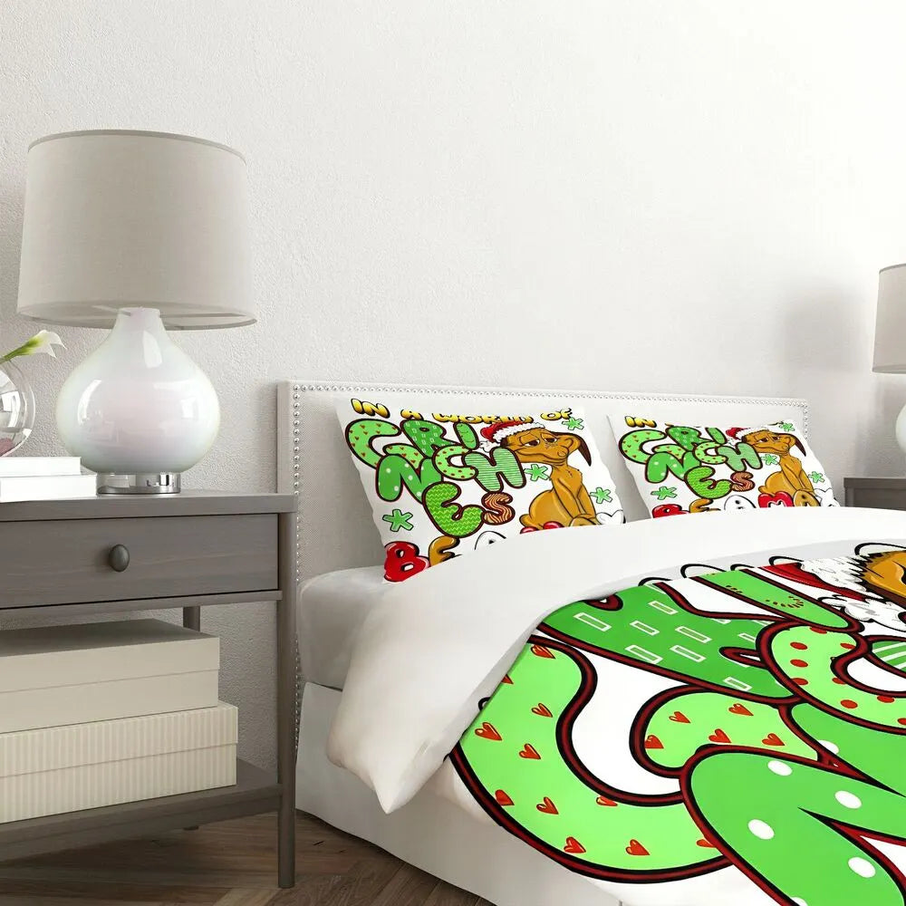 Grinch Max In A World Of Grinches Be A Max Christmas Gift Duvet Cover Set Kids Bedding Set