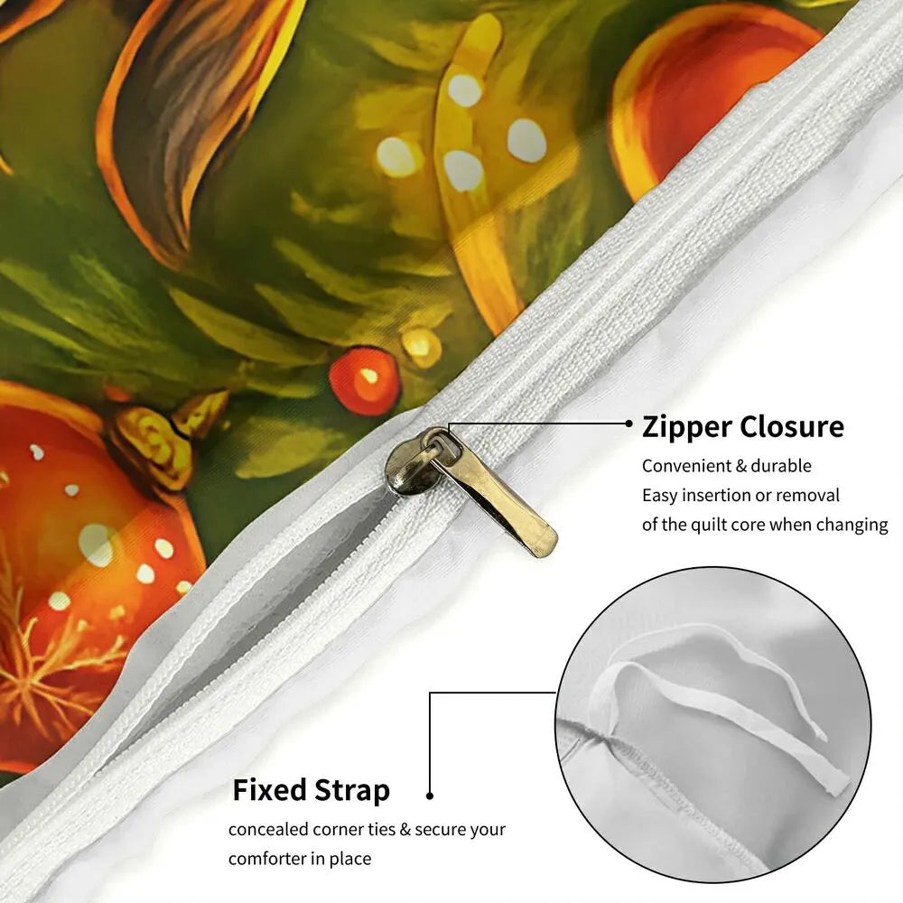 Grinch Merry Christmas Max Christmas Gift Duvet Cover Set Kids Bedding Set