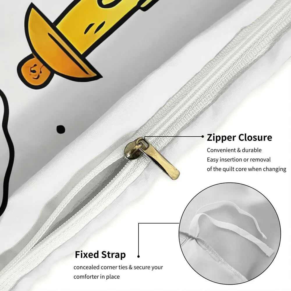 Grinch Stacked Characters Christmas Gift Duvet Cover Set Kids Bedding Set