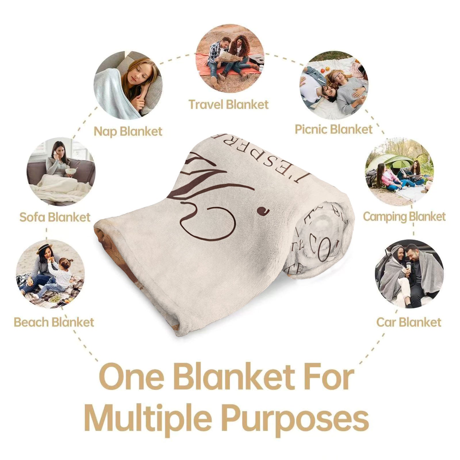 Inspired “Maman” Throw Blanket A Loving Gift for Mom