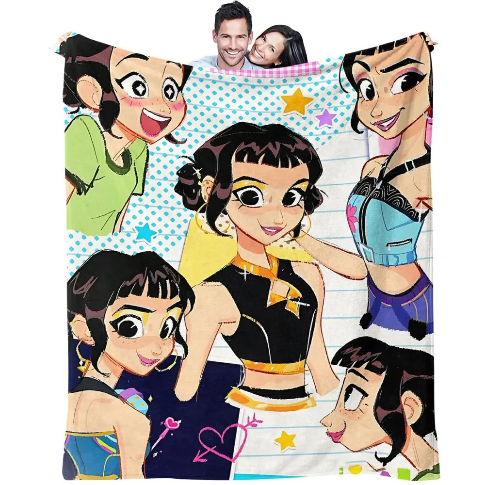 K-POP Demon Hunters Anime Characters Multipurpose Throw Blanket
