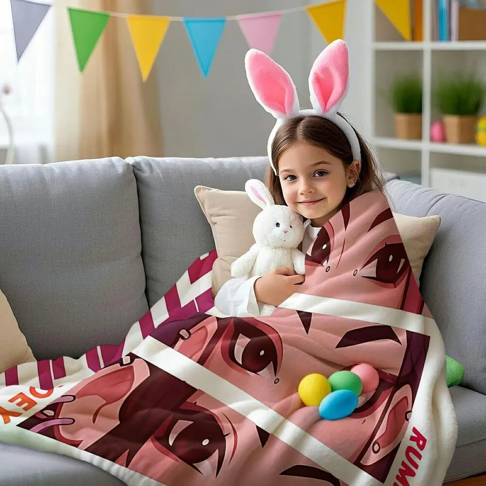 K-POP Demon Hunters Anime Characters Multipurpose Throw Blanket