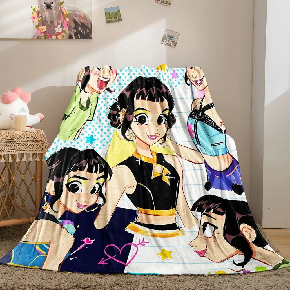 K-POP Demon Hunters Anime Characters Multipurpose Throw Blanket