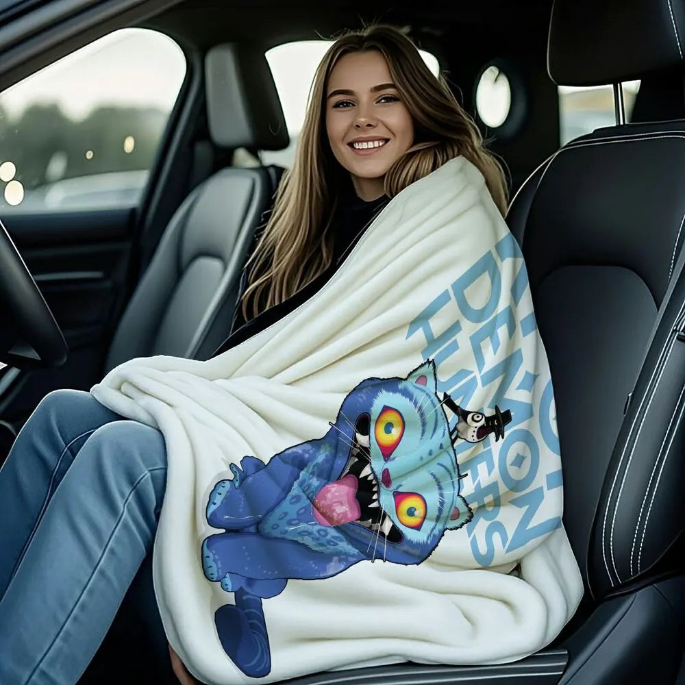 K-POP Demon Hunters Anime Monster Character Multipurpose Throw Blanket