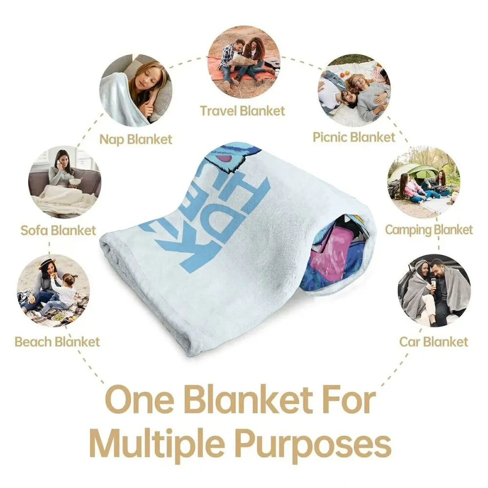 K-POP Demon Hunters Anime Monster Character Multipurpose Throw Blanket