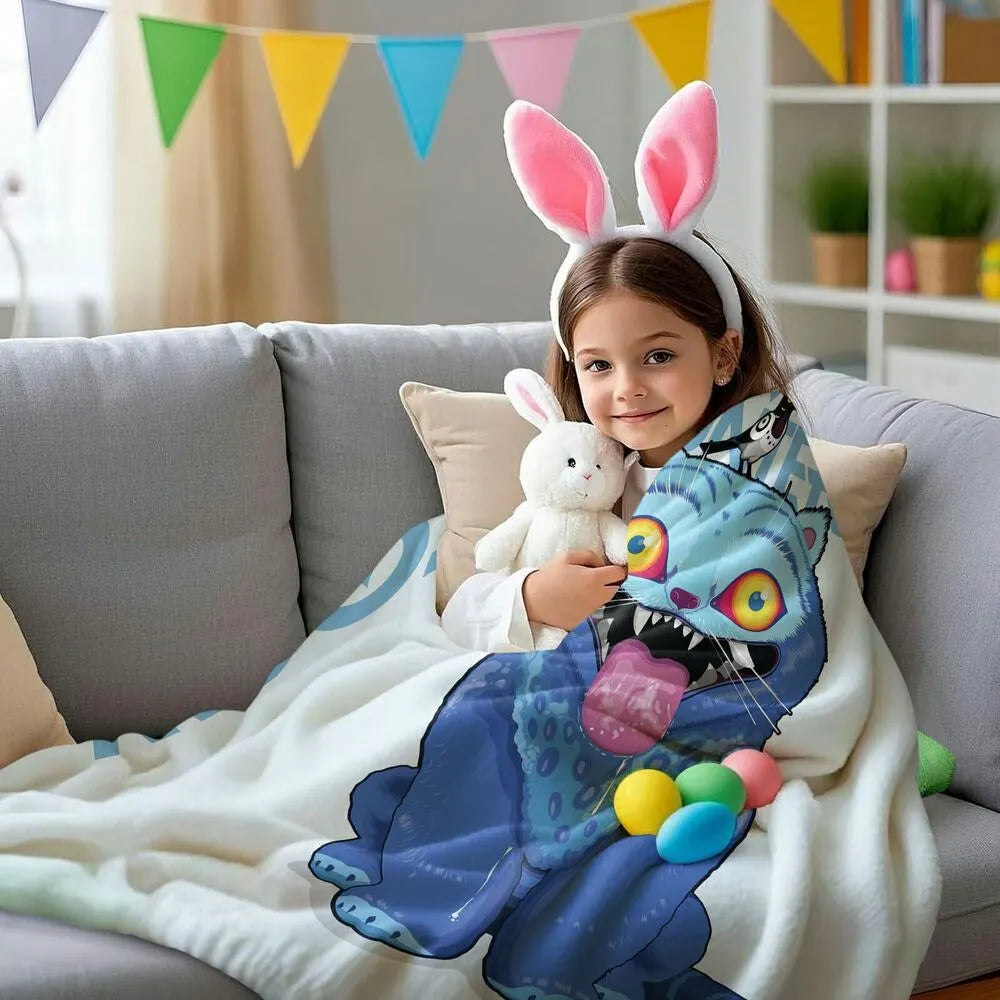 K-POP Demon Hunters Anime Monster Character Multipurpose Throw Blanket