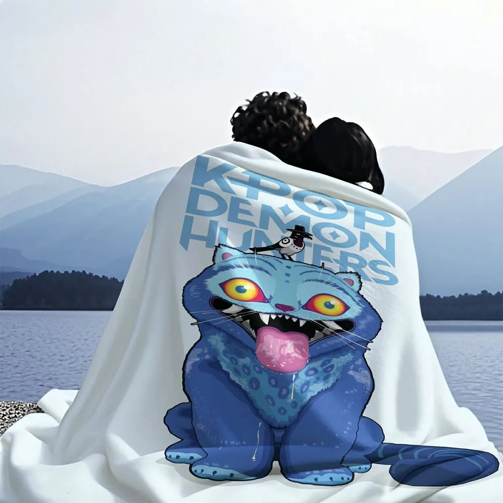 K-POP Demon Hunters Anime Monster Character Multipurpose Throw Blanket