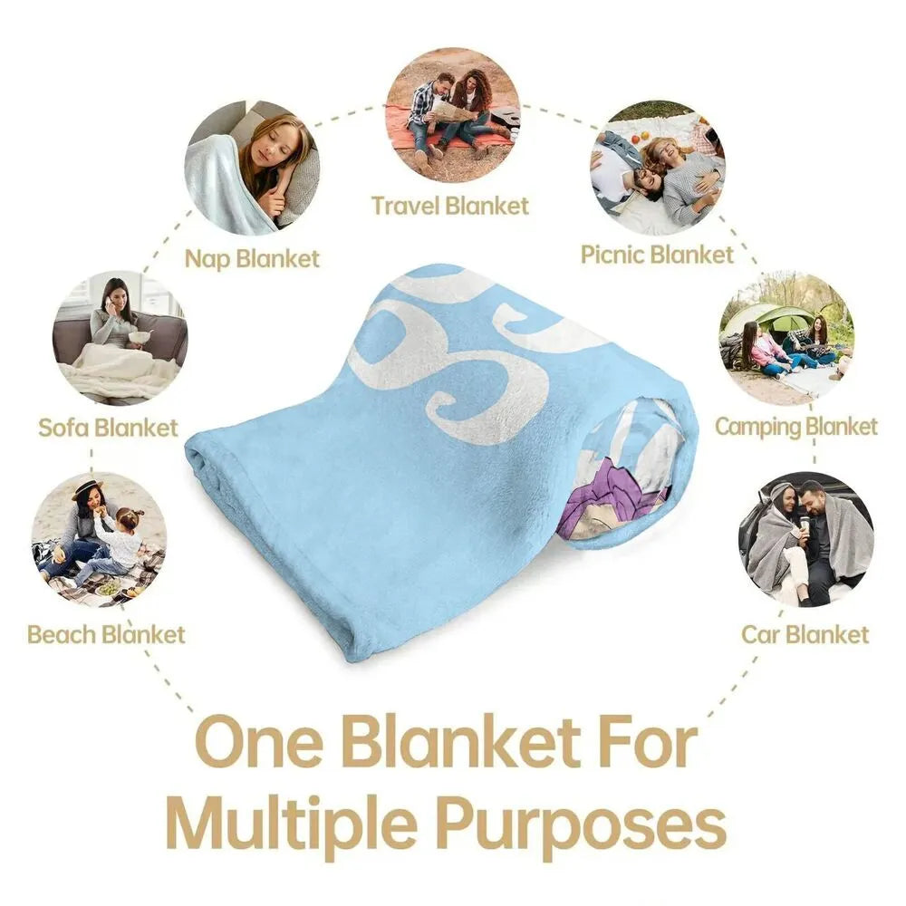 K-POP Demon Hunters Chibi Characters Multipurpose Throw Blanket