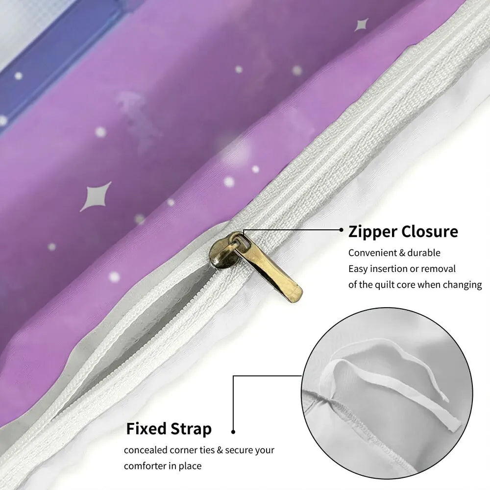 K-POP Demon Hunters Fantasy Anime Girl Group Bedding Set