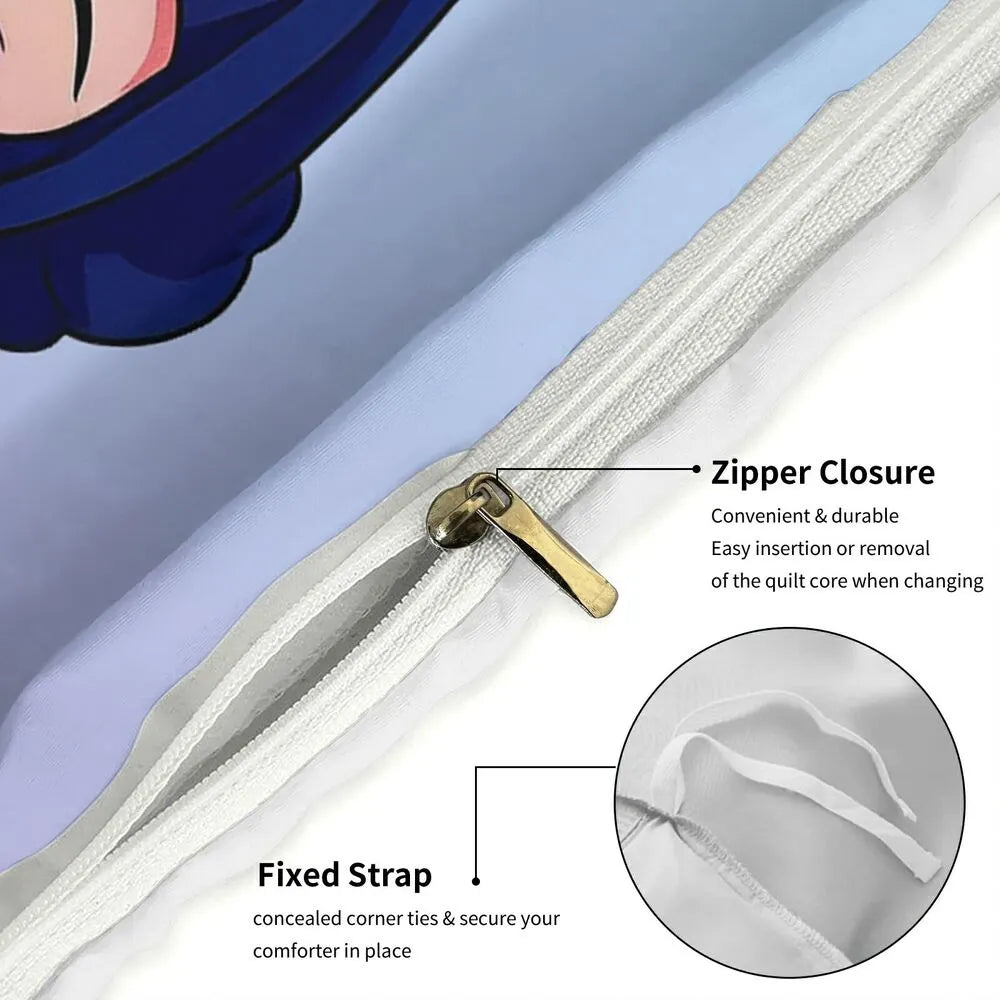 K-POP Demon Hunters HUNTR/X Girl Group Anime Bedding Set