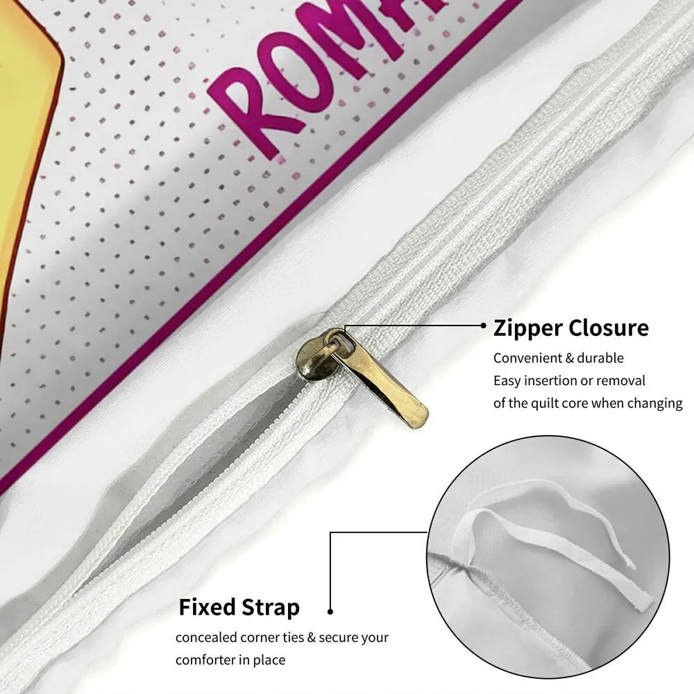 K-POP Demon Hunters Style Saja Boys Comic Anime Boy Group Bedding Set