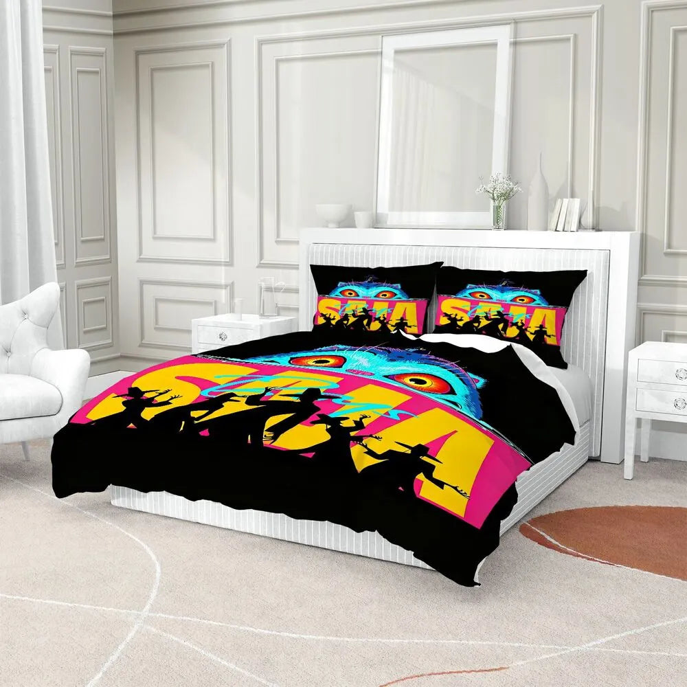 K-POP Demon Hunters Style Saja Boys Graphic Bedding Set