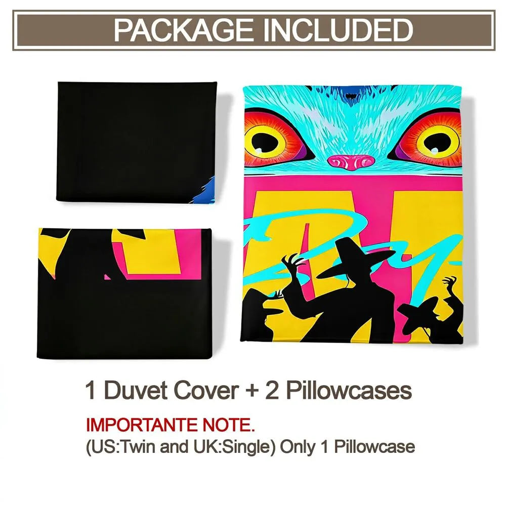 K-POP Demon Hunters Style Saja Boys Graphic Bedding Set