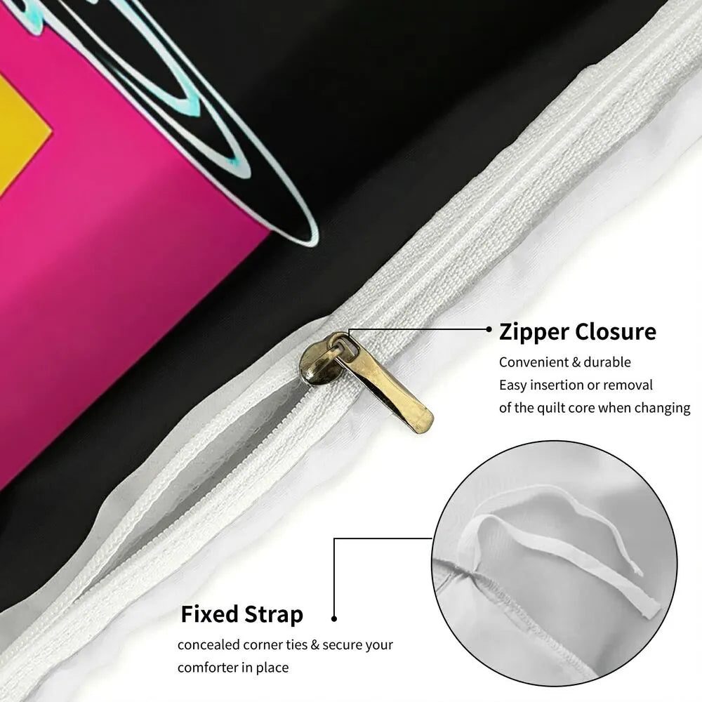 K-POP Demon Hunters Style Saja Boys Graphic Bedding Set