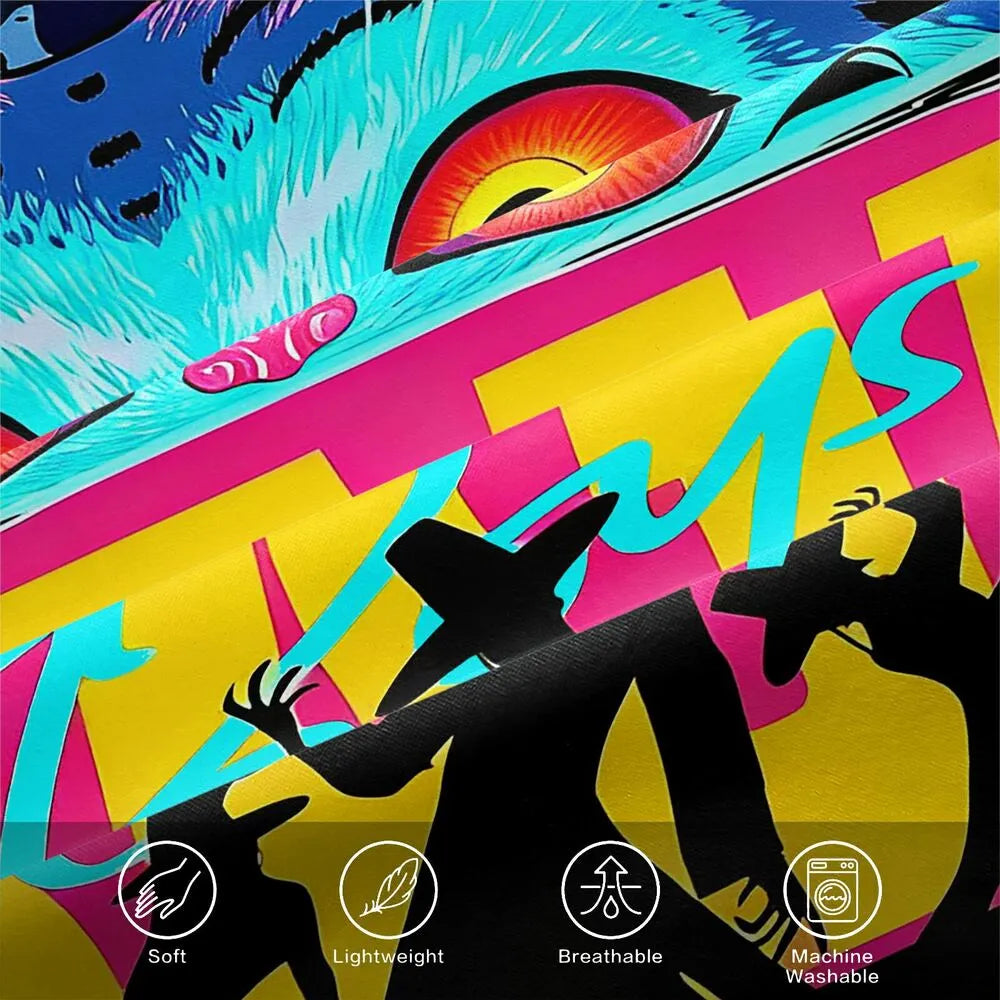 K-POP Demon Hunters Style Saja Boys Graphic Bedding Set