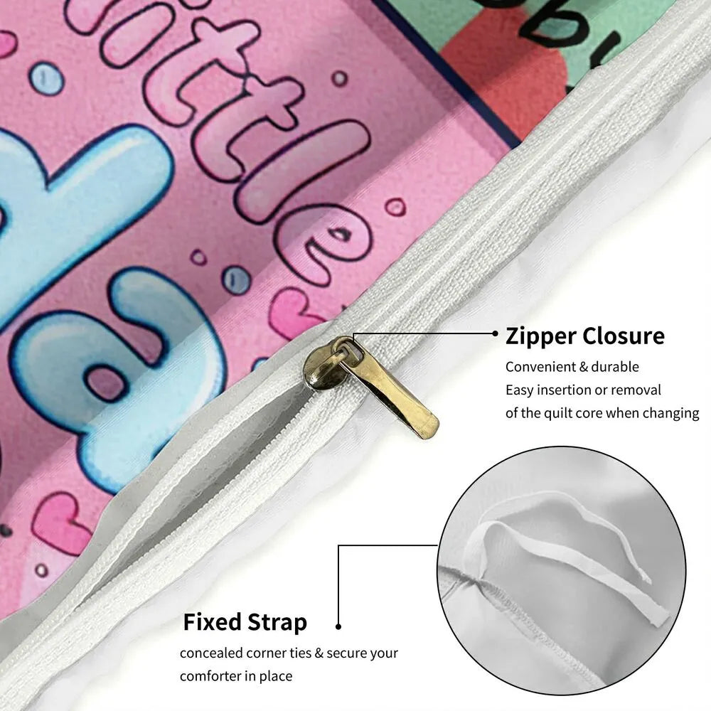 K-POP Demon Hunters Style Soda Pop Anime Boy Group Bedding Set