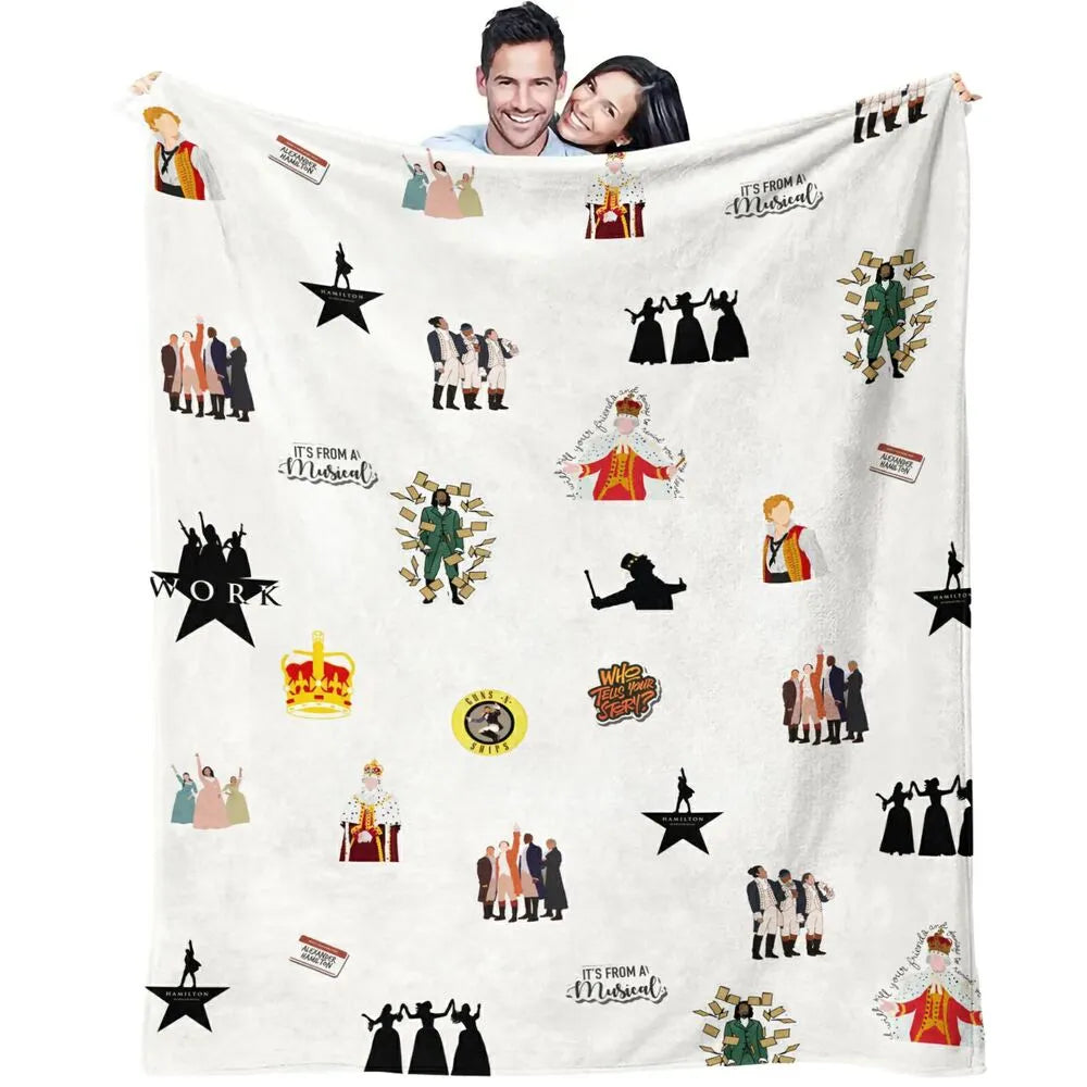 Musical Themed Multipurpose Throw Blanket
