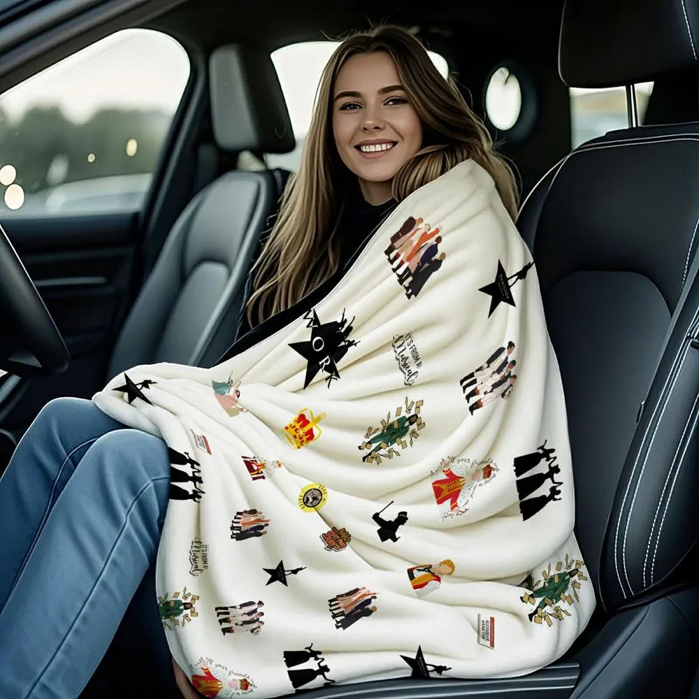 Musical Themed Multipurpose Throw Blanket