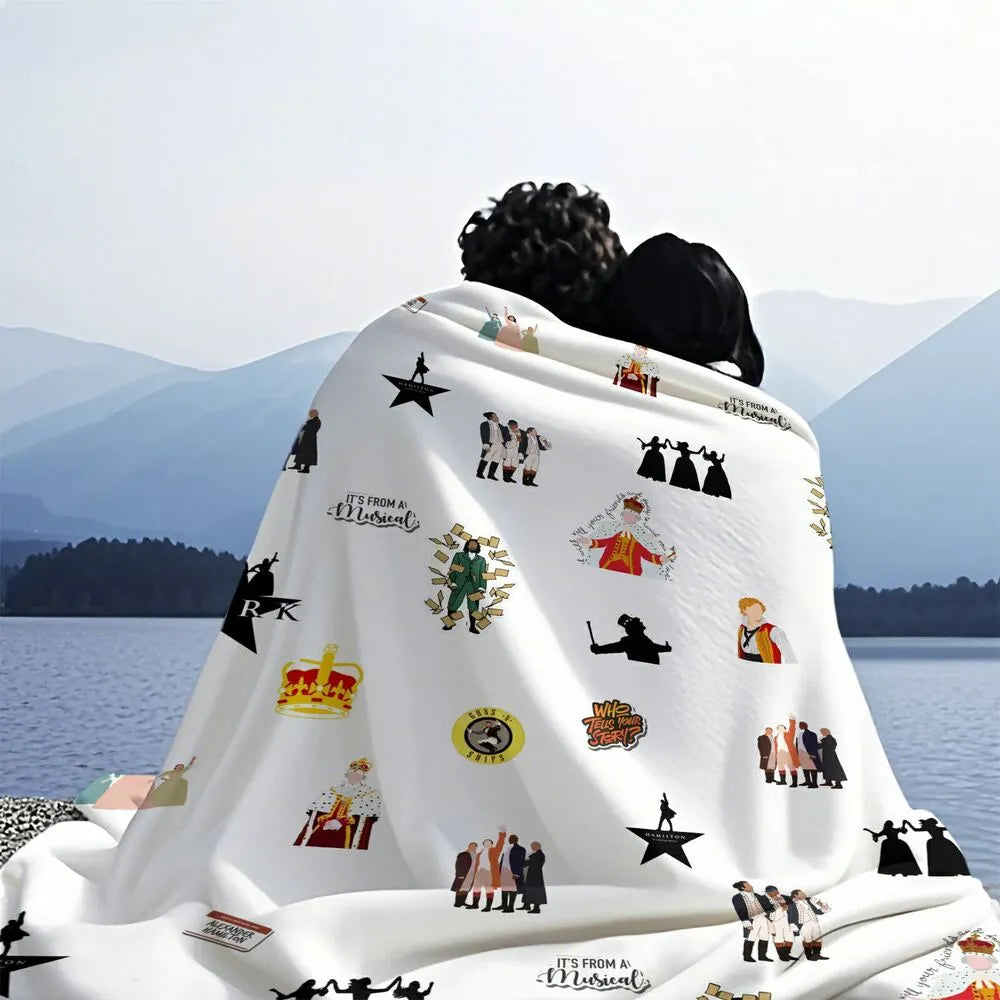 Musical Themed Multipurpose Throw Blanket