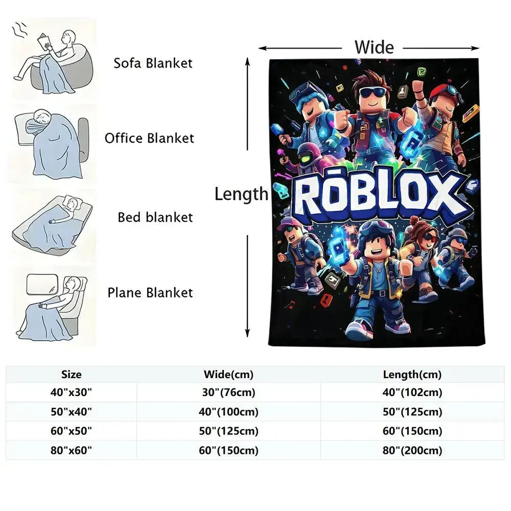 Roblox Characters Multipurpose Throw Blanket