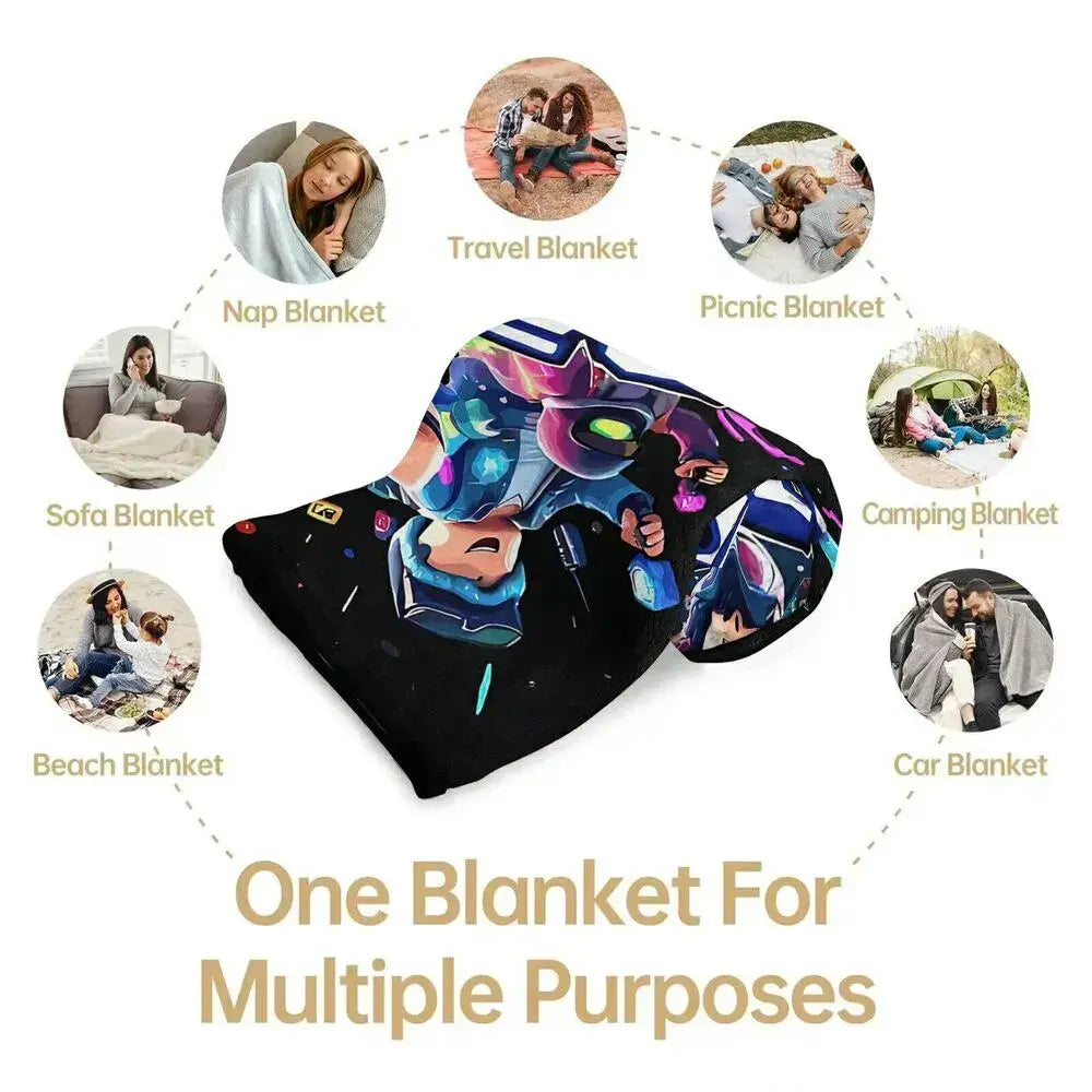 Roblox Characters Multipurpose Throw Blanket