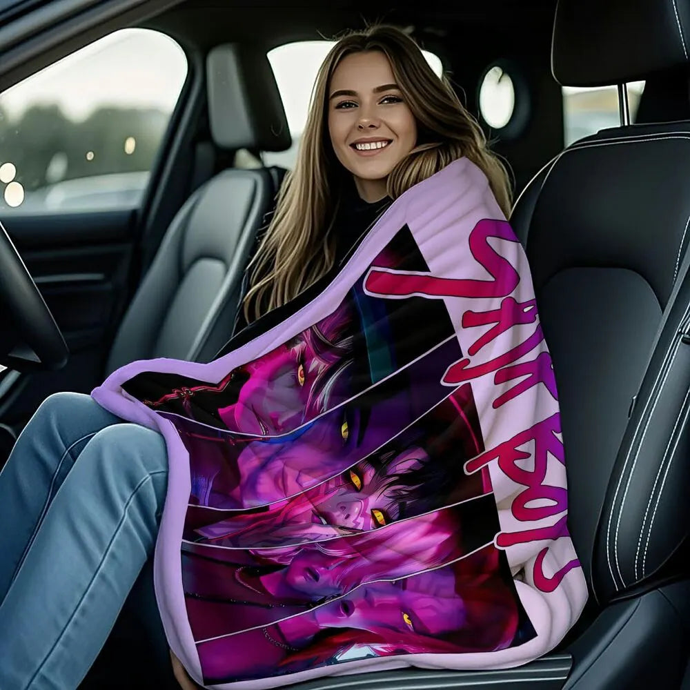 K-POP Demon Hunters Saja Boys Graphic Multipurpose Throw Blanket