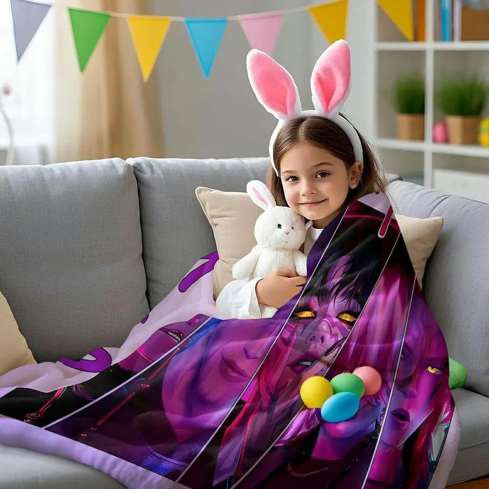 K-POP Demon Hunters Saja Boys Graphic Multipurpose Throw Blanket