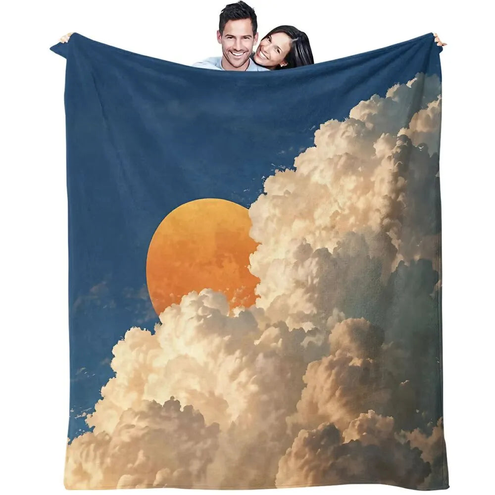 Sunset Clouds Multipurpose Throw Blanket