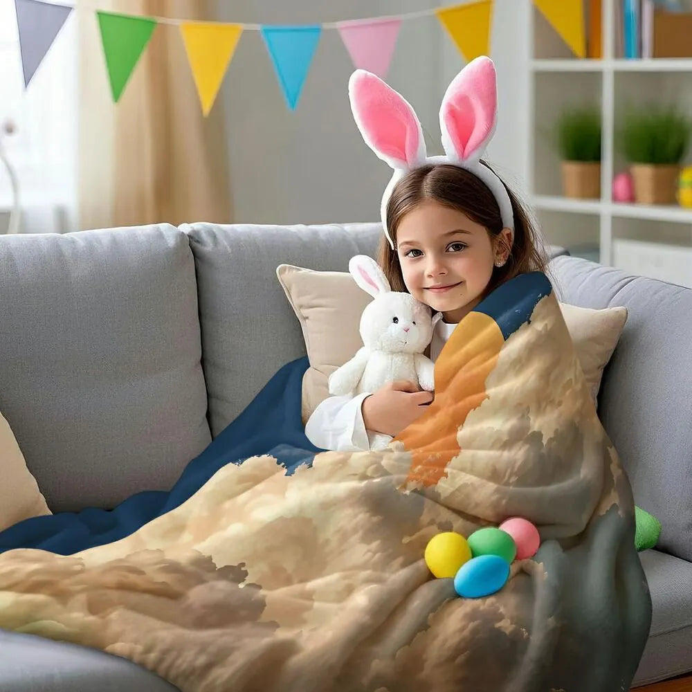 Sunset Clouds Multipurpose Throw Blanket