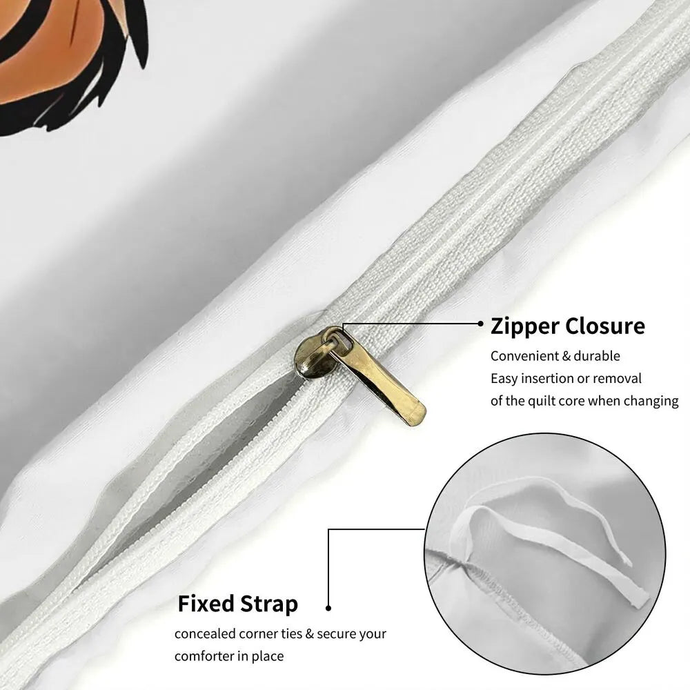 Team Grinch Christmas Gift Duvet Cover Set Kids Bedding Set