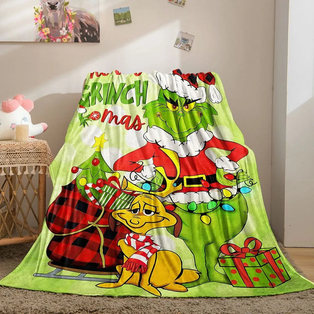 The Grinch Christmas Multipurpose Throw Blanket